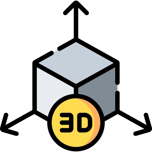 Icoon voor een 3D model